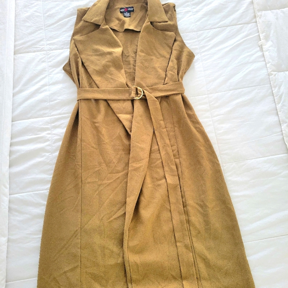 Long, Tie,Belted Vest